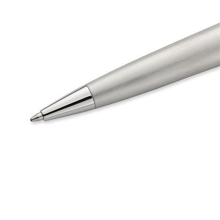 Guľôčkové pero, 0,7 mm, leštené kovoé telo pera, strieborný klip, WATERMAN "Expert III", m
