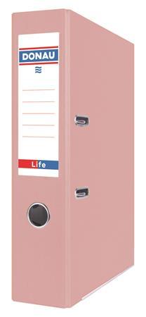Pákový šanón, 75 mm, A4, PP/kartón, s ochranným spodným kovaním, DONAU "Life", pastelovo r
