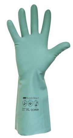 . Ochranné rukavice, veľkosť 8, zelené