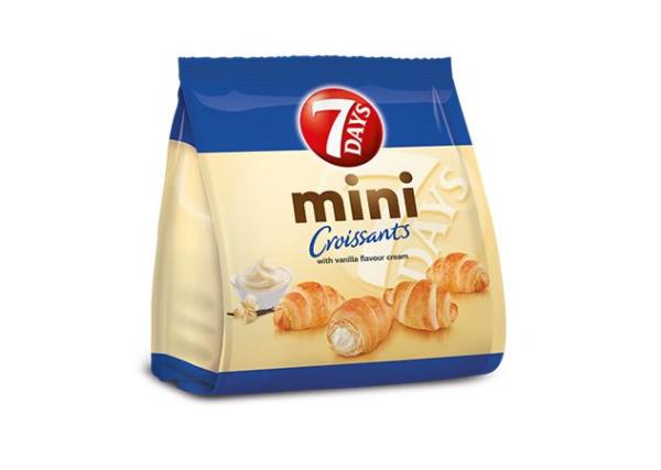 Croissant, 200 g, 7DAYS "Mini", s vanilkovým krémom