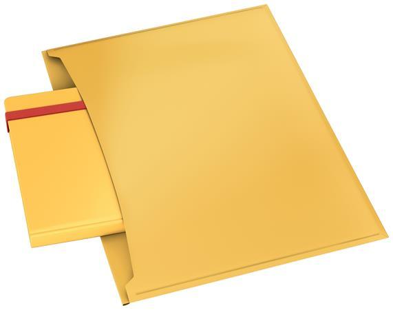 Obal na patent, 2 vrecká, A4, PP, LEITZ "Cosy", matná žltá