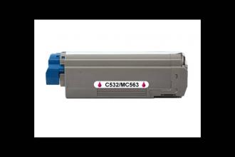 Kompatibilný toner pre OKI C532/C542/MC563/MC573 Magenta /46490606 6000 strán