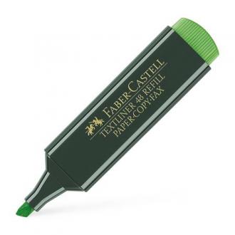 Zvýrazňovač, 1-5 mm, FABER-CASTELL, "Textliner 48", zelený