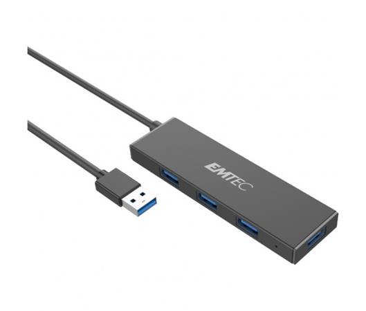 USB HUB, 4xUSB 3.1/1xUSB micro, EMTEC "T620A"