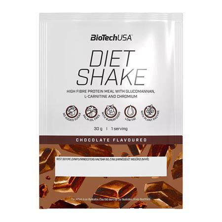 Srvátkový nápoj v prášku, 30g, BIOTECH USA "Diet Shake", čokoláda 1