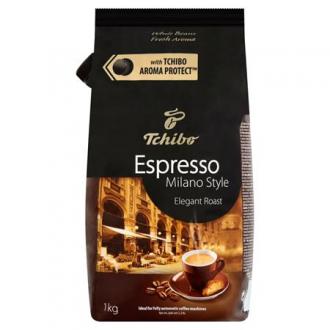 Káva, pražená, zrnková, 1000 g, TCHIBO "Milano"