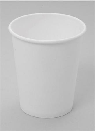 . Papierový pohár, 2,8 dl, 50 ks, biely