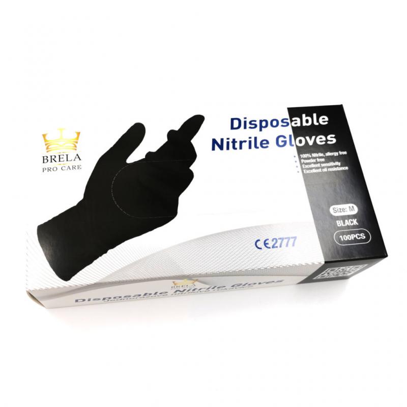 Nitrilové rukavice D5000, čierne