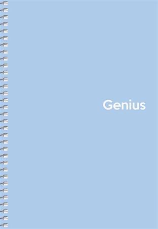 Špirálový zošit, štvorčekový, A5, 80 listov, PP obal, SHKOLYARYK "Genius Pastel", mix