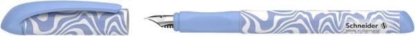 Plniace pero, 0,5 mm, SCHNEIDER "Voice", modré vlny