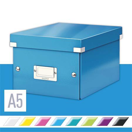 Odkladací box, A5, LEITZ "Click&Store", modrá