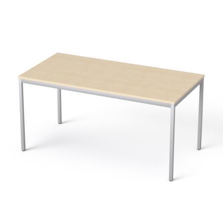 Stôl s kovovými nohami, 75x150cm, MAYAH "Freedom SV-39", javorová