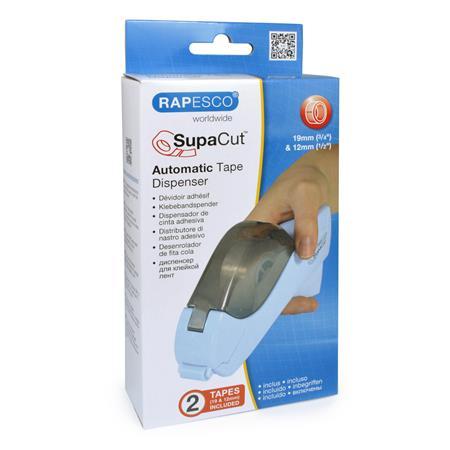 RAPESCO Dispenzor na lepiacu pásku, Rapesco „SupaCut”, svetlomodrý