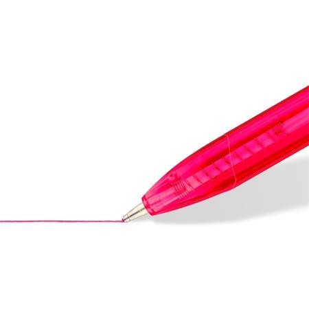 Guľôčkové pero, 0,5 mm, stláčací mechanizmus, STAEDTLER® "4230 M", 8 rôznych farieb