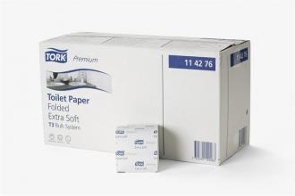 Toaletný papier, T3 systém, 2 vrstvový, 252 ústrižkov, TORK "Premium Extra Soft", extra bi
