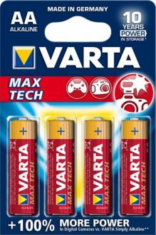 VARTA Tužkové batérie "MaxTech" LR6, AA, 4 ks