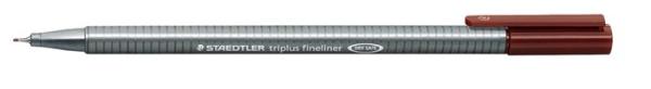 Liner, 0,3 mm, STAEDTLER "Triplus", stredne hnedý 1