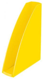 Zakladač, plastový, 60 mm, LEITZ "Wow", kovovo žltá