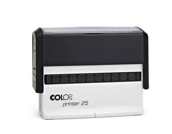 Pečiatka, COLOP "Printer 25", s modrou poduškou