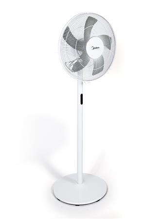 Stojanový ventilátor, 40 cm, ovládač, MIDEA "FS40-18BR", biela