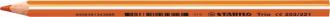 Farebná ceruzka, trojuholníkový tvar, hrubá, STABILO "Trio", oranžová
