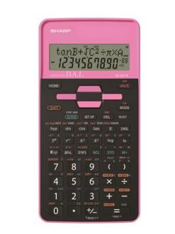 Kalkulačka, vedecká, 272 funkcií, SHARP "EL-531", pink
