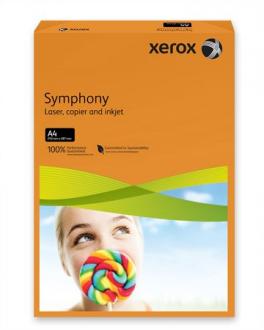 Kancelársky papier, farebný, A4, 80 g, XEROX "Symphony", oranžový (intenzívny)