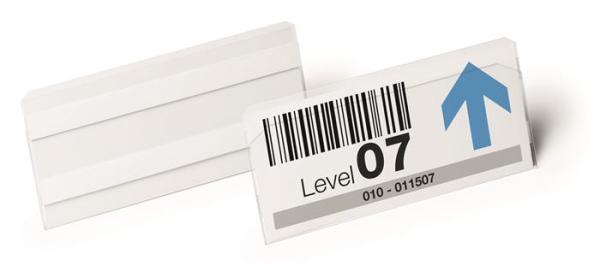 Magnetické vrecko na etikety, 150x67 mm, ležaté, DURABLE, priehľadná