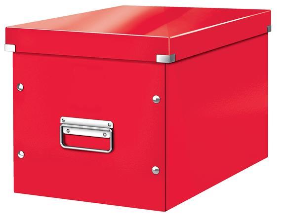 Škatuľa, rozmer L, LEITZ "Click&Store", červená