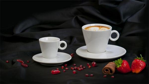 . Cappuccino šálka + podšálka, 220 ml, 6 ks/bal, biela, "CoffeeTime"