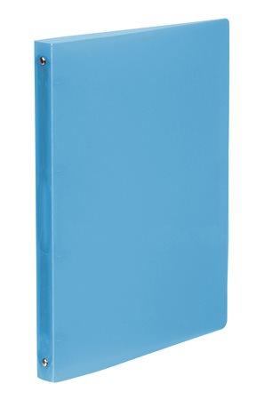 Krúžkový šanón, 4 krúžky, 25 mm, A4, PP, VIQUEL "Propyglass", modrý