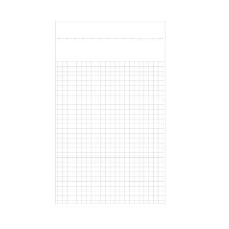 Samolepiaci poznámkový blok, štvorčekový, 190,5x114 mm, 50 listov, STICK N, biela