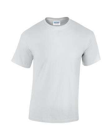 . Tričko, pánske, okrúhly výstrih 100% bavlna, veľkosť XXXXXL "Gildan", biele
