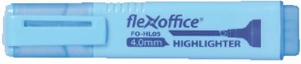 Zvýrazňovač, 1-4 mm, FLEXOFFICE "HL05", modrá