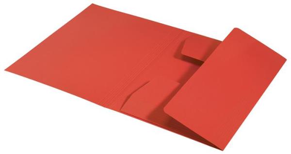 Doska s chlopňami, kartón, A4, LEITZ "Recycle", červená