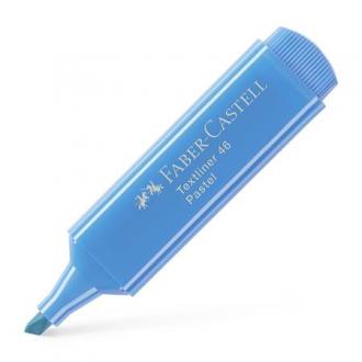 Zvýrazňovač, 1-5 mm, FABER-CASTELL "1546 Pastel", ultramarínový modrý
