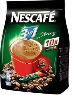 NESCAFE Instant káva, stick, 10x17 g, NESCAFÉ 3in1 "Strong"