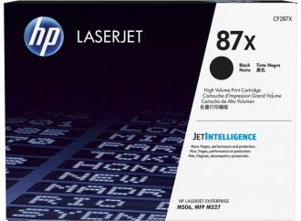 CF287X toner k tlačiarňam LaserJet M506, M527, HP 87X čierna, 18k