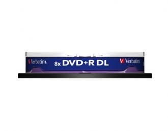 DVD+R 8,5 GB, 8x, dvojvrstvové, cake box, VERBATIM "Double Layer"