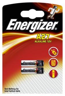 Batéria, A27/LR27/MN27, 12V, 2 ks, ENERGIZER