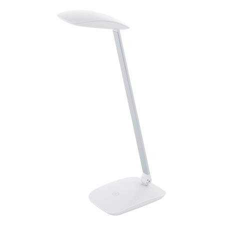 EGLO Stolová lampa, LED 4,5 W, "Cajero", biela