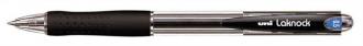 Guličkové pero, 0,2 mm, tlačidlový systém, UNI "SN-100", čierne