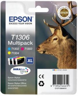 EPSON Multipack "St. 525WD/SX620FW/BX320FW", ( b+c+m+y ), 30,3ml