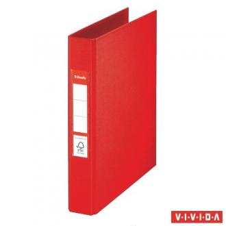 Krúžkový šanón, 2 krúžky, 42 mm, A5, PP, ESSELTE "Standard", Vivida červený
