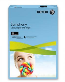 Kancelársky papier, farebný, A4, 160 g, XEROX "Symphony", tmavomodrý (intenzívny)