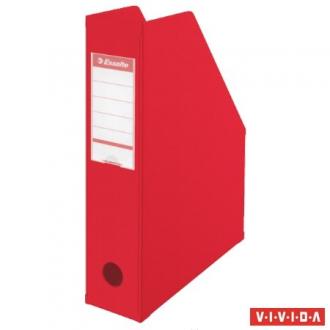 Zakladač, PVC/kartón, 70 mm, skladateľný, ESSELTE, Vivida červený