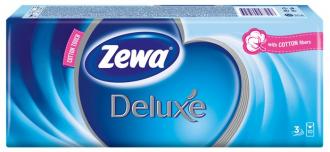ZEWA Papierové vreckovky "Delux" bez vône, 10x10 ks