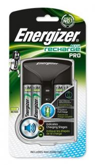 ENERGIZER Nabíjačka batérií, AA tužková/AAA mikrotužková, 4x2000 mAh  AA (prednabité), s displejom,