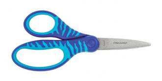 Nožnice, školské, 15 cm, FISKARS "Softgrip", modré