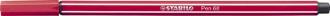 Popisovač, 1 mm, STABILO "Pen 68", tmavočervený